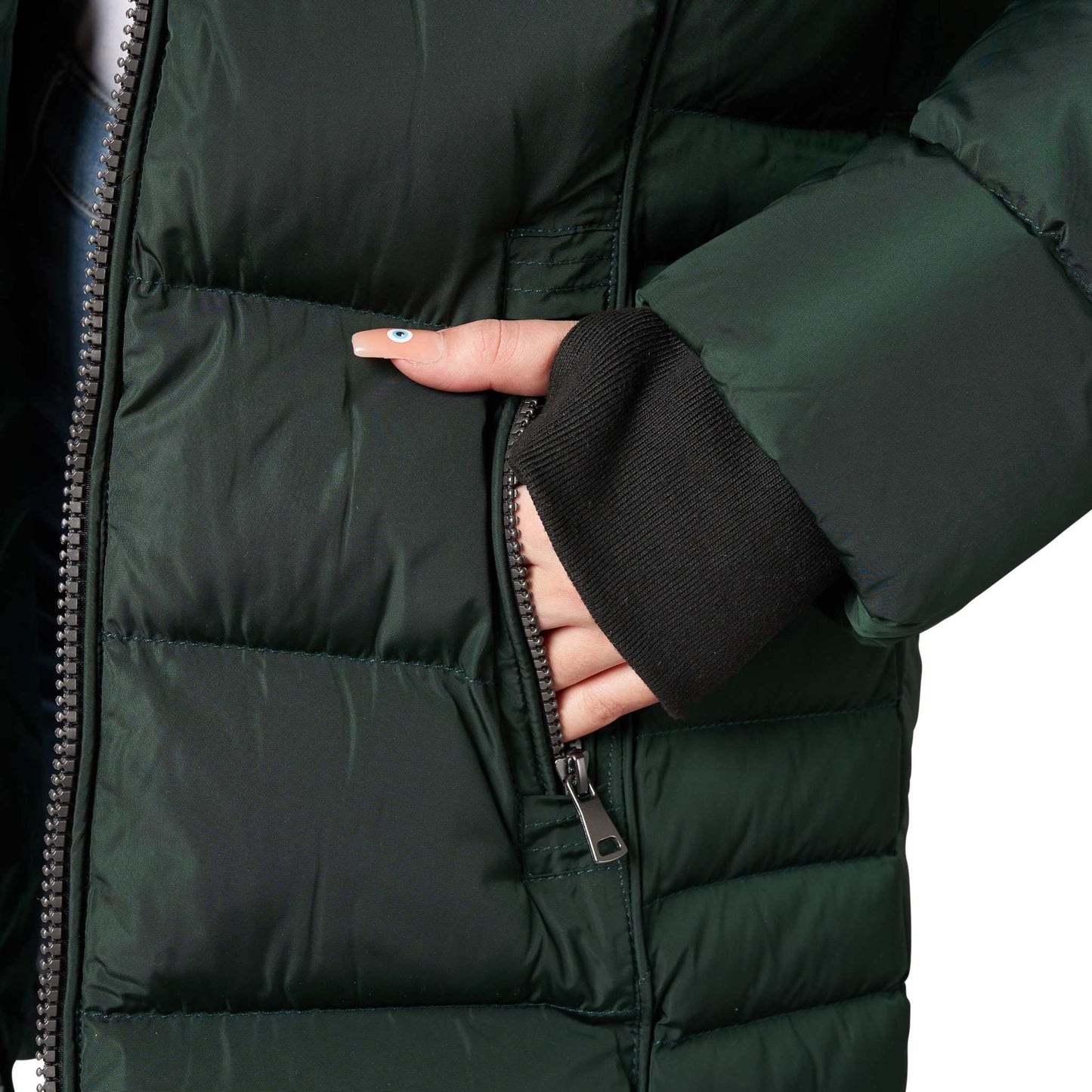 Mid Length Womens Winter Coat
