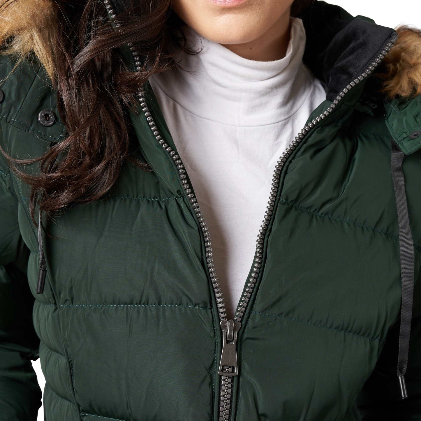 Mid Length Womens Winter Coat