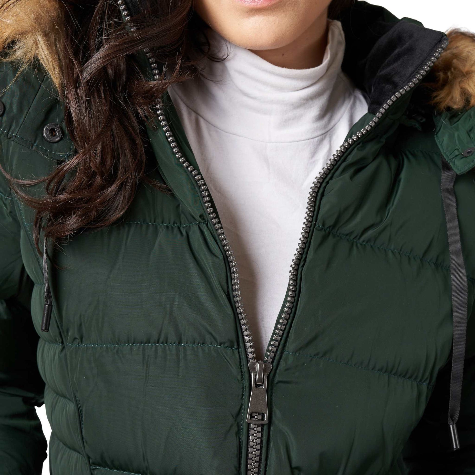 Mid Length Womens Winter Coat