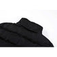 Mid length women's winter coat with fleece lining and detachable hood.